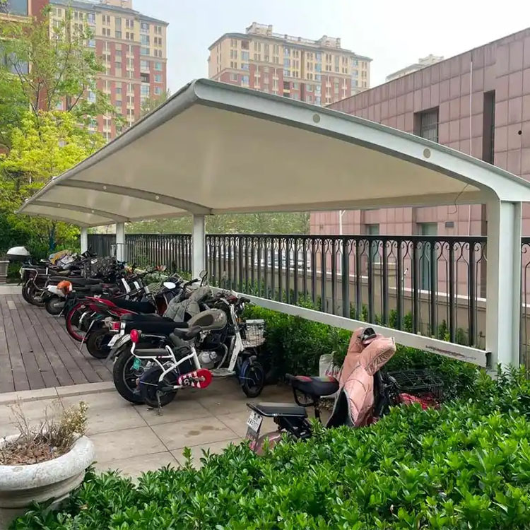 丰宁膜结构电动车棚